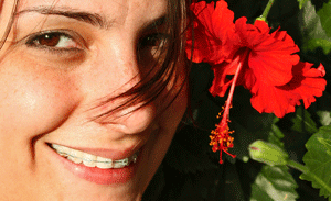 Smil med blomster